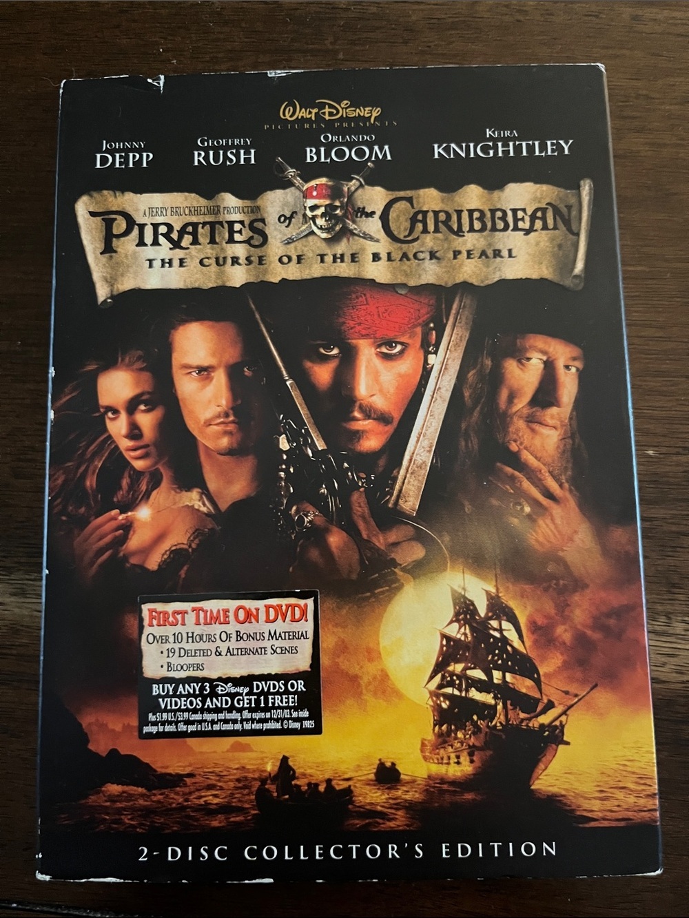 Pirates of the Caribbean 2-Disc Collector's Edition DVD Disney